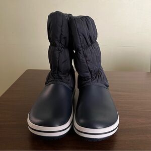 CROCS navy Snow Boots